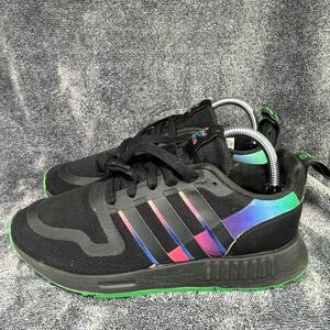 Adidas Originals Multix Monochrome Black Green Multi Color Men Size 7